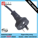 SAA Listed 10 Amp Australian Standard 2 Pin Heavy Duty Power Cord