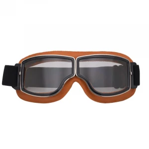Safety Windproof Motorcycle Glasses Retro Motocross Goggles Eye Protection Cycling Outdoor Dirt Goggles Vintage Glasses