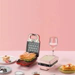 Sandwich Maker Breakfast Machine Bread Press Toaster Multifunctional Waffle Maker