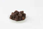 Sanitary square chocolate cookies biscuits with chocolate flavor