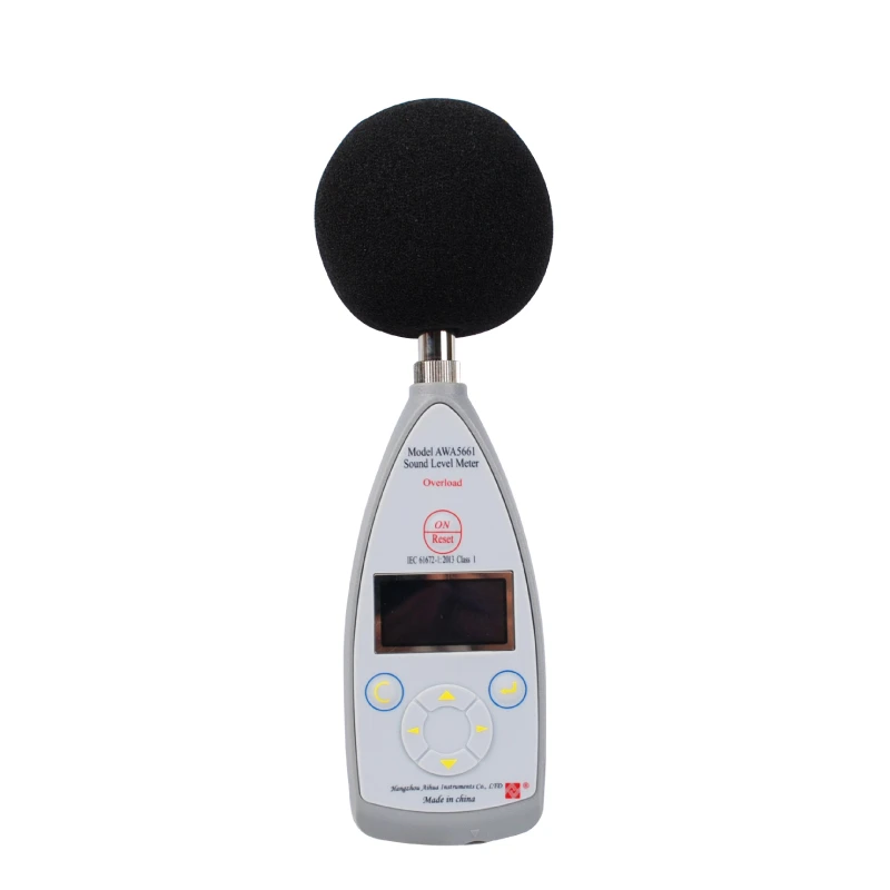 school  building noise  measurement AWA 5661-2 Integrating Sound Level Meter with LEQ Lmax