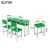 School furniture wholesale standard size of school desk chair for student double desk and chair