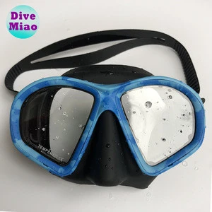 Scuba dive mask low volume dive mask CAMO color tempered glass custom free dive mask for spearfishing