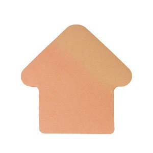 Self-adhesive tear off house arrow shaped memo pad sticky note for custom