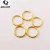 Import SGS good quality 8mm Underwear accessories Gold zinc alloy bra strap adjuster bra gold ring from China