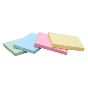 100 sheets pastel assorted color 3 x 4 inch  woodfree paper stationery sticky note pad