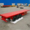 Shipping container or other cargo flat bed semi trailer