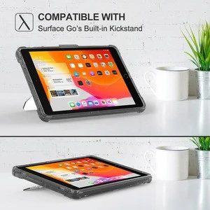 Shockproof Durable TPU Rugged Tablet PC Back Cover for iPad Pro 10.2 inchwith Kickstand + Pencil Holder