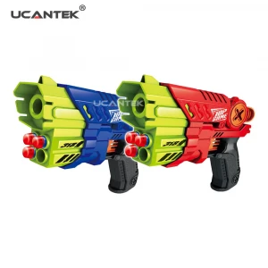 Shooting Game Gun Toys ABS Plastic Air Blaster Manual EVA Soft Bullet Toy Gun For Kids
