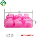 silicone cake baking butter mold customized goods 3d silicone mold bakeware baking whale animal shape biscuit mold