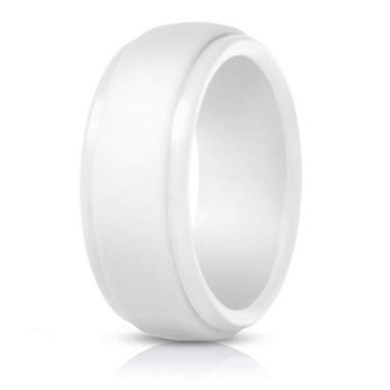 Silicone Rings Men Wedding Rubber Bands Hypoallergenic Flexible Silicone Finger Ring