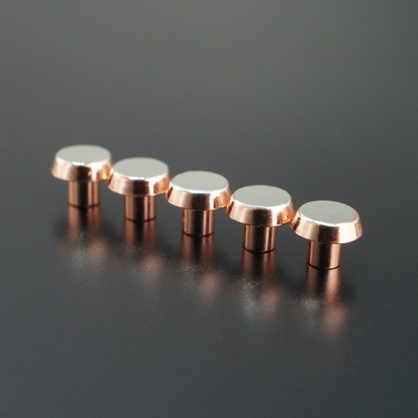 silver alloy electrical contact rivets