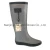 Import Silver Metallic Fabric Coated Light Folding Wellington Boots from China