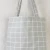 Import Single Plaid Canvas Tote Bag Eco Reusable Shopping Bag Plaid Canvas Shopping shopper Bags from China
