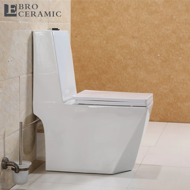 Siphonic washdown one piece wc toilets ceramic hotel villa bathroom wc toilet sanitary ware
