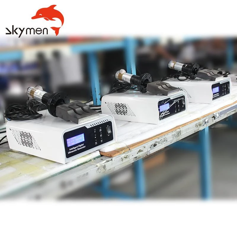 Skymen 20KHz 2000W Adjustable Ultrasonic Fabric Slicing Cutting Digital LCD Plastic Welding Generator Transducer Welder