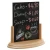 Import Small Tabletop Natural Display Stand Removable Erasable Chalk and Marker used Blackboard from China