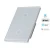 Smart Home Wifi Eu Touch Switch 120*120 3 Gang Glass Pc Material Panel Smart Switch