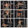 Smith machine squat rack consumer and commercial gym training equipment weightlifting barbell bench press gantry