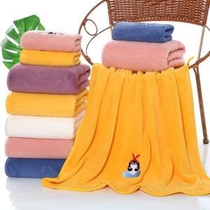 Soft Coral Velvet Facial Cleaning Cloths Towel for Office Travel Makeup Remove
