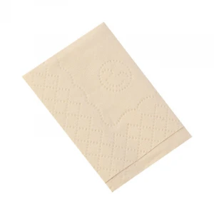 Soft Pack 4 ply natural color Sanitary Paper Bamboo Pulp Tissue Paper