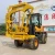 solar post  driving screw piles press machinery solar mini pile driver