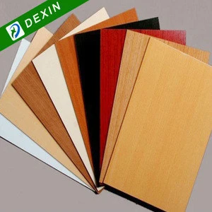 Solid Color Melamine Laminated MDF Board For Furniture and Decoration