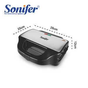 Sonifer Home Use Electric 2 Slice Breakfast Sandwich Maker 3 In 1