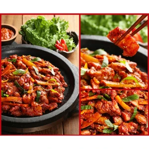 Soonsoo Spicy Stir-fried Chicken (Korean Hot Chicken BBQ)