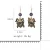 Import SophiaXuan Holiday Black Pearl Long Earrings 14K Gold Plated Flower Pendant Women Hawaiian Jewelry Earrings from China