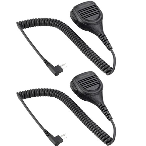 Speaker Mic for Motorola Radios R2 BPR40D BPR40 CP100D CP200D CP185  RMU20 2 Pin Shoulder Microphone