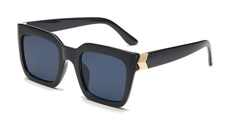 Squared shape and vintage style UV400 PC lenses PC sunglasses women eyeglasses frames