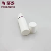 SRS empty cosmetic round white 15ml 30ml 50ml plastic lotion airless pump bottle