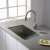 Import Ss Drop Sink Stainless Steel Single Bowl 1.5mm Thick Undermount Kitchen Sink from China