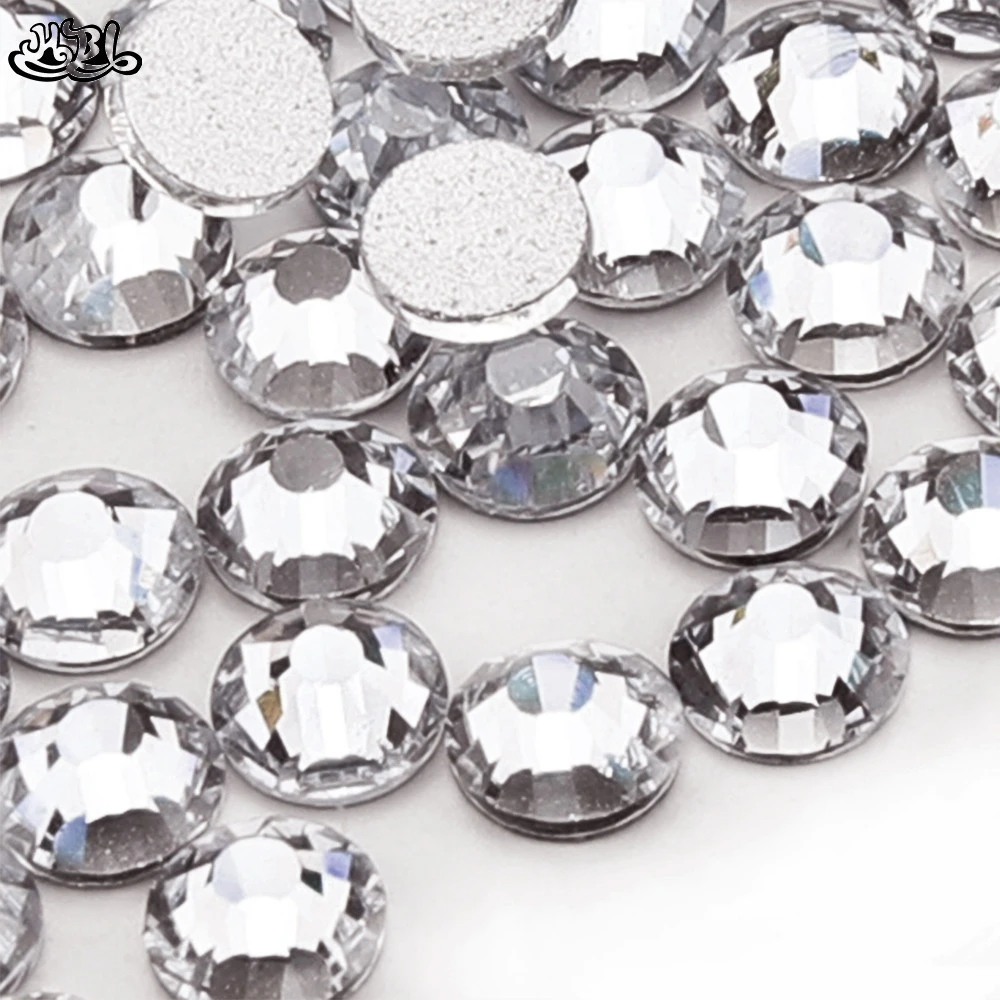 SS12 non hotfix rhinestones Clear Color High Quality Nail Crystal