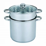Stainless steel kitchen ware couscous pot steamer set