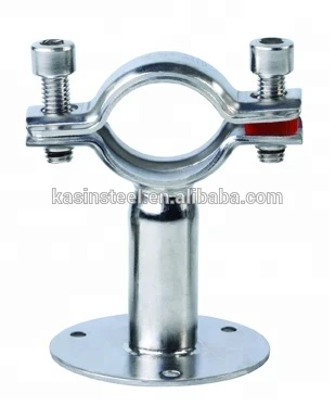 Stainless Steel Pipe Tube Hanger/Holder/Support/Clip With Seat/Bracket