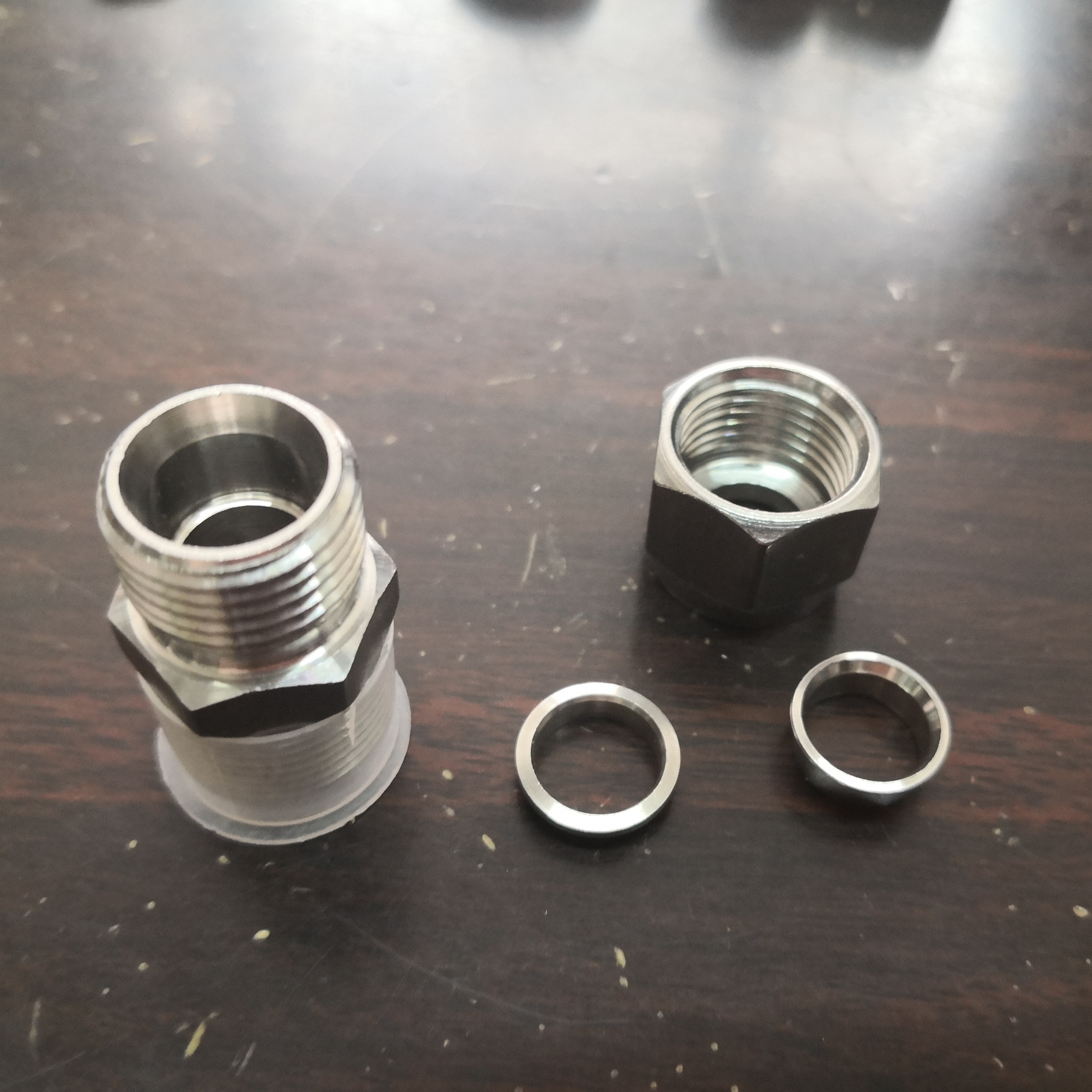 Buy Stainless Steel Pneumatic Tube Fitting Racor De Tubo De Acero ...