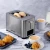 Import Stainless Steel Touch Screen Toasters Multifunction 2 Slice Electric Bread Toaster Retro Long Slot Toaster from China