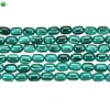 Stonetotal factory natural stone spacer wax gourd malachite beads for necklace bracelet making