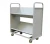 Import Strong Durable School Equipment Steel Library Mute Movable Book Trolley Climbing Steps Ladder from China