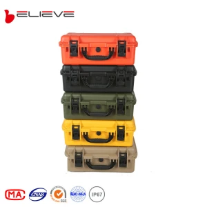 Strong Plastic Camera Box Hard Military Case Shockproof Handle Plastic Carry Case