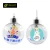 Import Sublimation Plastic Clear Ornament Xmas Pattern Ball With LED Light for Christmas Decoration from China