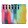 Sublimation Silicone Cover Design UV Printer Watercolor Graffiti phone Case For Samsung A02S A21S A72 A52 Rubber Glass Case