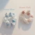 Import Summer Women Hair Accessory Daisy Korea Embroidery Flower Mesh Hair Band Sweet Oversize Lace Hair Scrunchies from China