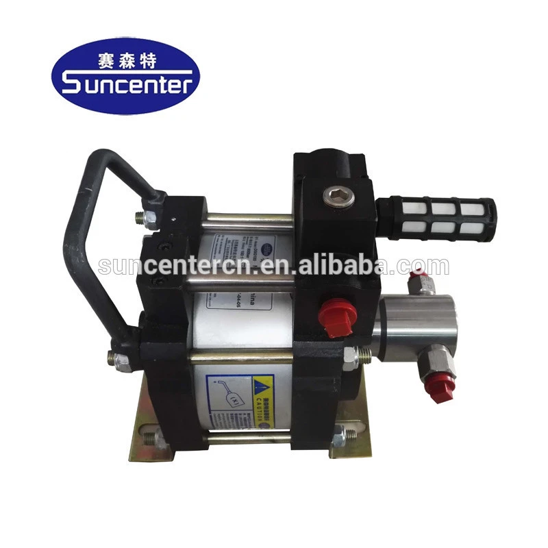 Suncenter portable max 6000 bar high pressure air driven hydraulic pump