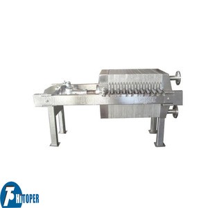 Sunflower oil filter press machine with stainless steel filter plate in oil filtration industrial