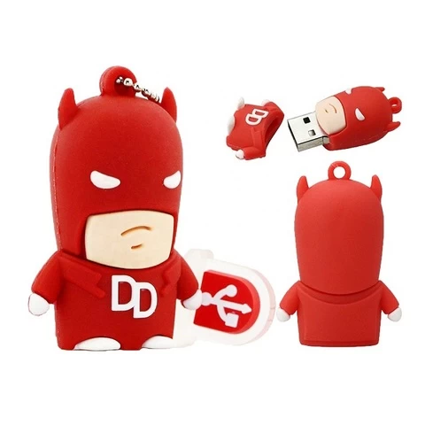 Superhero shape customized design USB flash drive USB 2.0 Flash Pen Drive Thumb Drive