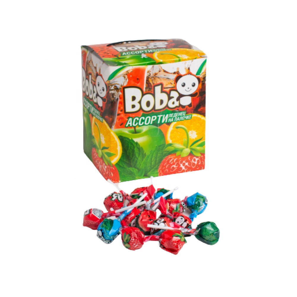 Sweet Candy Box Lollipop Multifruit flavor