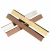 Import T-shape Floor Transition Metal Trim Stainless Steel Ceramic Tile Edge Trim from China